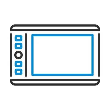 Graphic Tablet Icon Stock Illustration