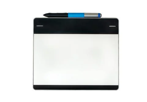 Graphic tablet isolate Stock Photos