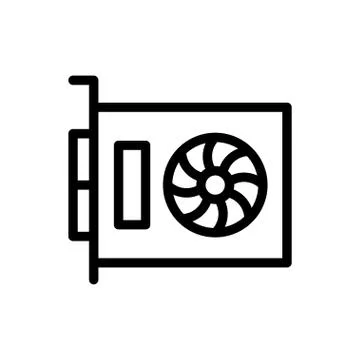 Graphic thin line icon 스톡 일러스트