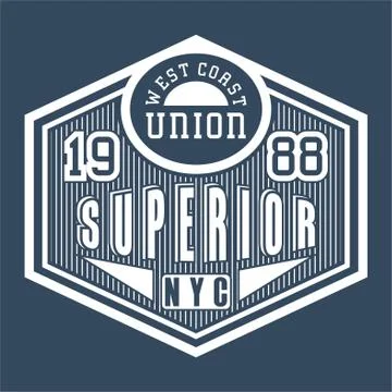 Graphic union superior Stock Illustration