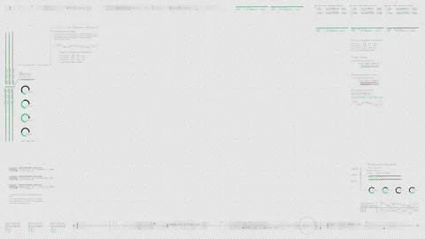 Graphic User Interface Head Up Display Screen Template Stock Footage 146718340