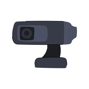 Graphic web camera cartoon vector illustration Stock Illustration