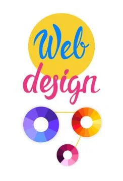Graphic Web Design Creative Banner 스톡 일러스트