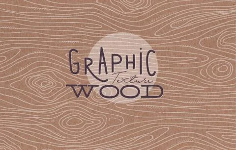 Graphic wood texture brown Stock Illustration