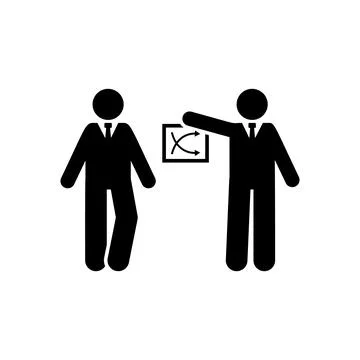 Graphic, work, job, chart icon. Element of businessman icon. Premium quality Stockillustratie
