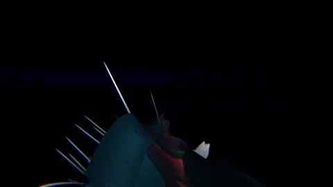 Graphical 3d structure sphere vj clip planet flying Stock Footage 201996338