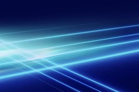 Graphical abstract 3d space background with glowing line at distance concept Иллюстрация