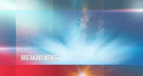 Graphical abstract background with breaking news text concept series Stock Illustration