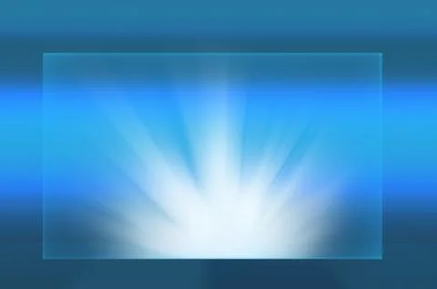 Graphical abstract background glowing rays coming out from rectangle bottom Stock Illustration