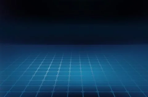 Graphical abstract background grid lines on blue ground floor Concept Series イラスト素材