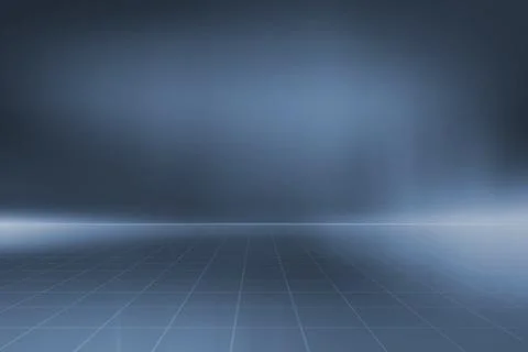 Graphical abstract background, grid lines on blue ground floor concept series 스톡 일러스트