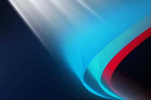 Graphical abstract blue curves background concept series Stock-Illustration