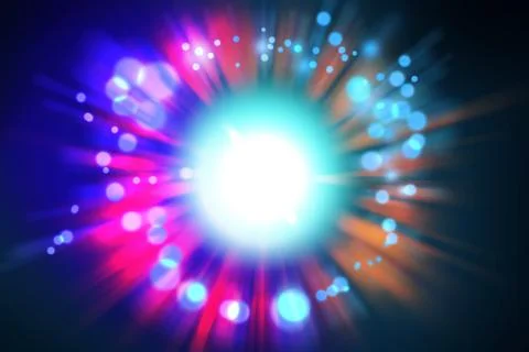 Graphical abstract colorful burst effect background concept series Stock-Illustration