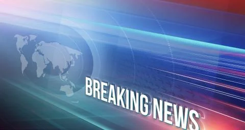 Graphical abstract communication background with breaking news text concept s Stock-Illustration