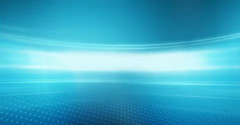 Graphical abstract technology background light beams on blue background Stock Illustration