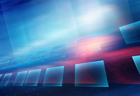 Graphical Abstract Technology Background  Motion Effect  Blur Surfaces Back イラスト素材