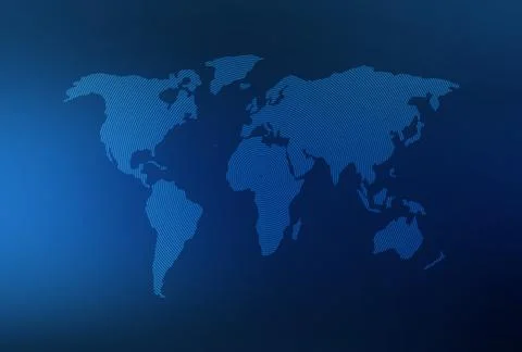 Graphical abstract world map background  concept series Stock Illustration