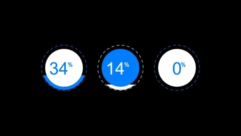 Graphical and circular graphical representation. infographics Stock Footage 107512507