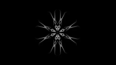 Graphical background of growing mystic symbol - seamless looping (FULL HD) Vidéo 83492136