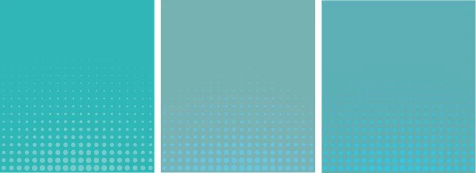 Graphical blue gradient in halftone style Stock Illustration