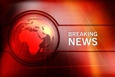 Graphical Breaking News Background Concept Series Stock-Illustration