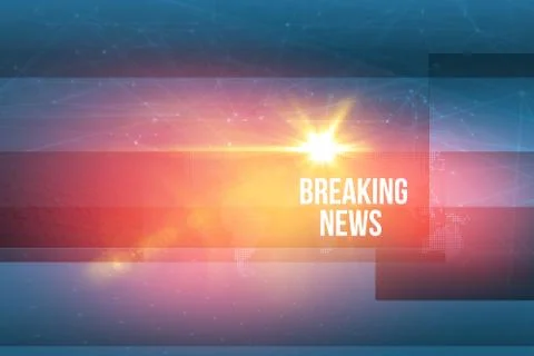 Graphical breaking news background concept series Ilustración de archivo