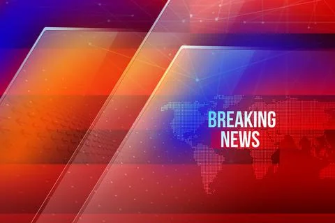 Graphical breaking news background concept series 库存插图