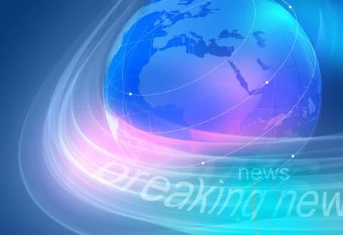 Graphical breaking news background イラスト素材