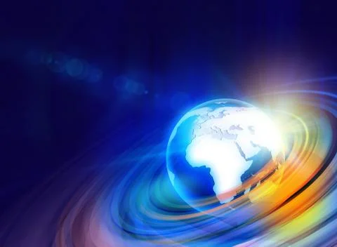 Graphical Digital World background3 스톡 일러스트