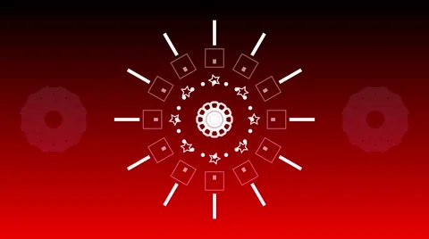 Graphical fireworks explosion to happy new year RED 4K Stock Footage 57106202