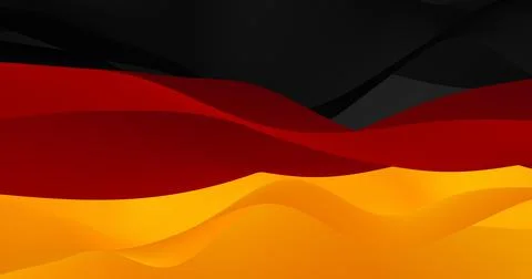 Graphical German Flag 1 Stock Photos