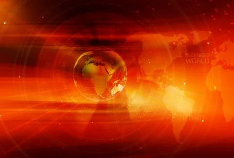 Graphical Global Business Background Concept Series 스톡 일러스트