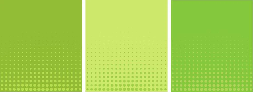 Graphical green yellow gradient in halftone style Stock Illustration