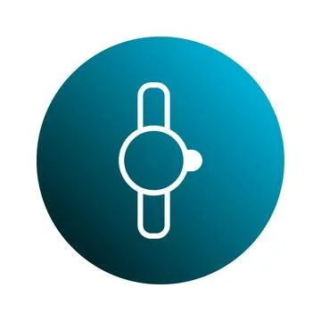 Graphical interface element depicting a toggle switch button in a stylish b.. Illustrazione stock