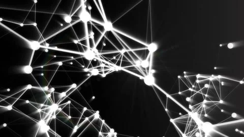 Graphical lines abstract technology background Stock Footage 159063240