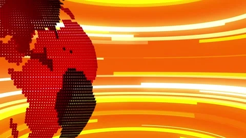 Graphical Modern Digital World News Studio Background. 库存影片 257975582