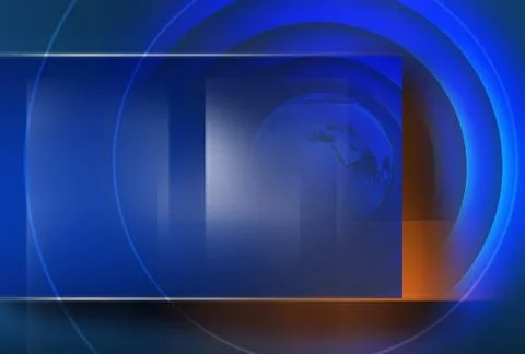 Graphical news background blue theme background concept series Ilustración de archivo