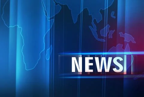Graphical news background, blue theme background concept series 库存插图