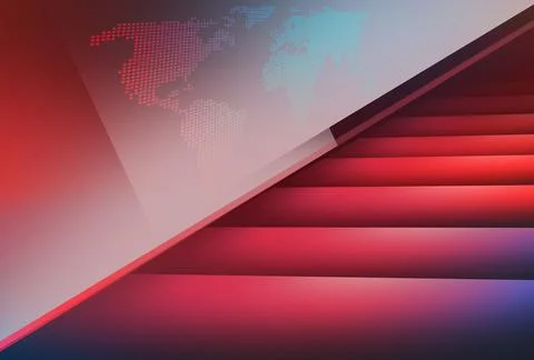 Graphical news background red theme background concept series Stock Illustration