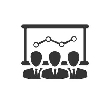 Graphical Presentation Icon Stock Illustration
