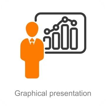 Graphical presentation Stock Illustration