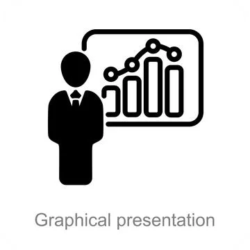 Graphical presentation Stock Illustration