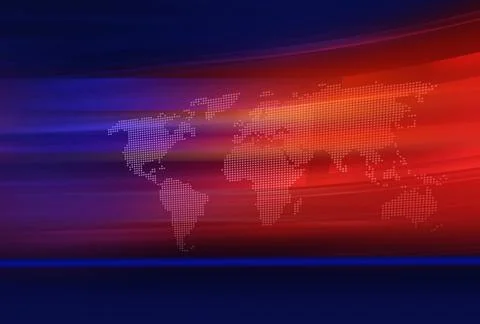 Graphical red theme background with world map concept series Иллюстрация