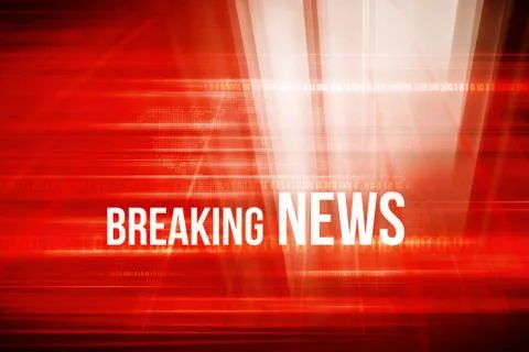 Graphical red theme breaking news background concept series Ilustración de archivo