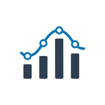 Graphical Report Icon Stock Illustration