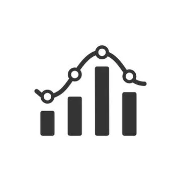 Graphical Report Icon Stock Illustration