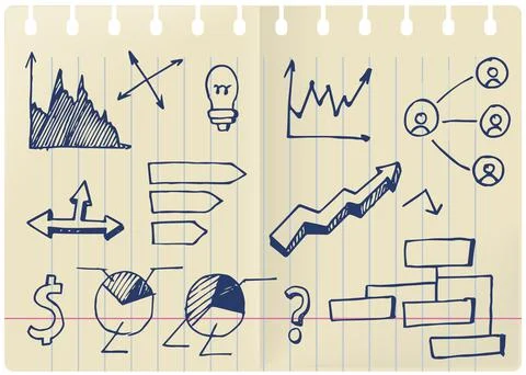 Graphical representation of data. Infographic elements charts, diagrams for data 스톡 일러스트