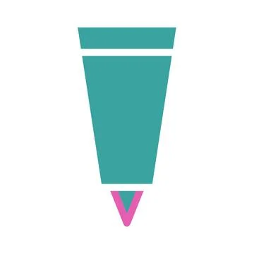 Graphical representation of a marker, perfect for creative learning projects Stock Illustration