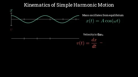 Graphical representation of simple harmonic motion 스톡 동영상 335733214