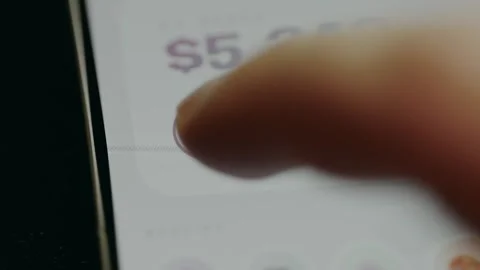 Graphical user interface button labeled Send with money icon Stock Footage 331577287